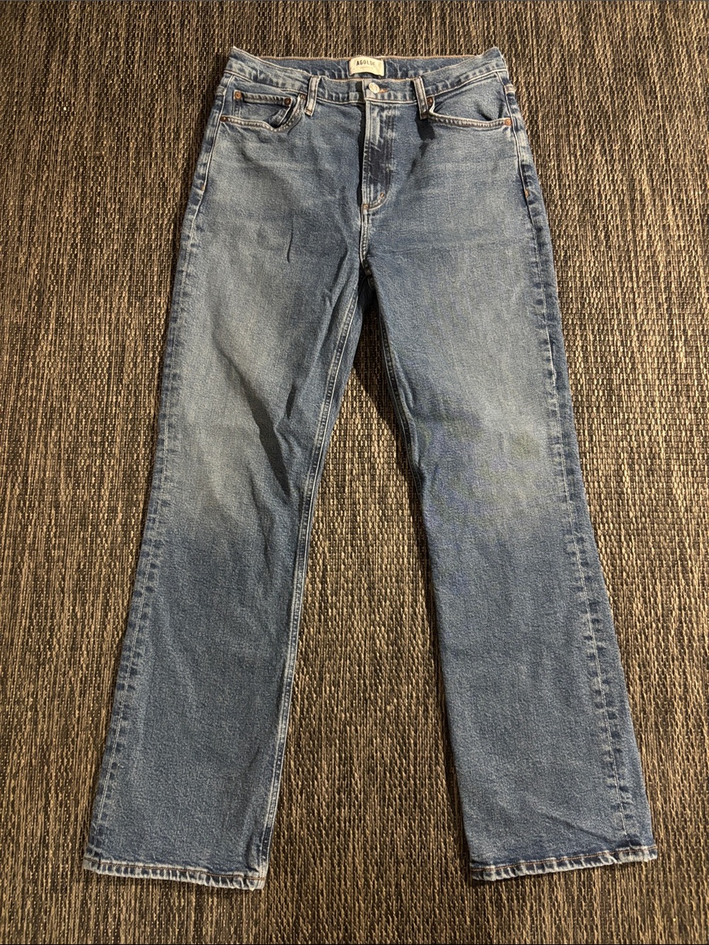 Agolde High Rise Vintage Straight Leg Jeans Medium Wash Size 29
